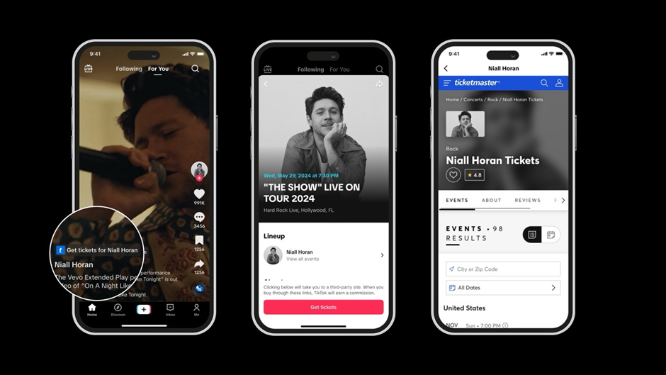 TikTok en Ticketmaster breiden samenwerking uit naar meer dan 20 landen om artiesten te helpen rechtstreeks in de app tickets te verkopen aan fans